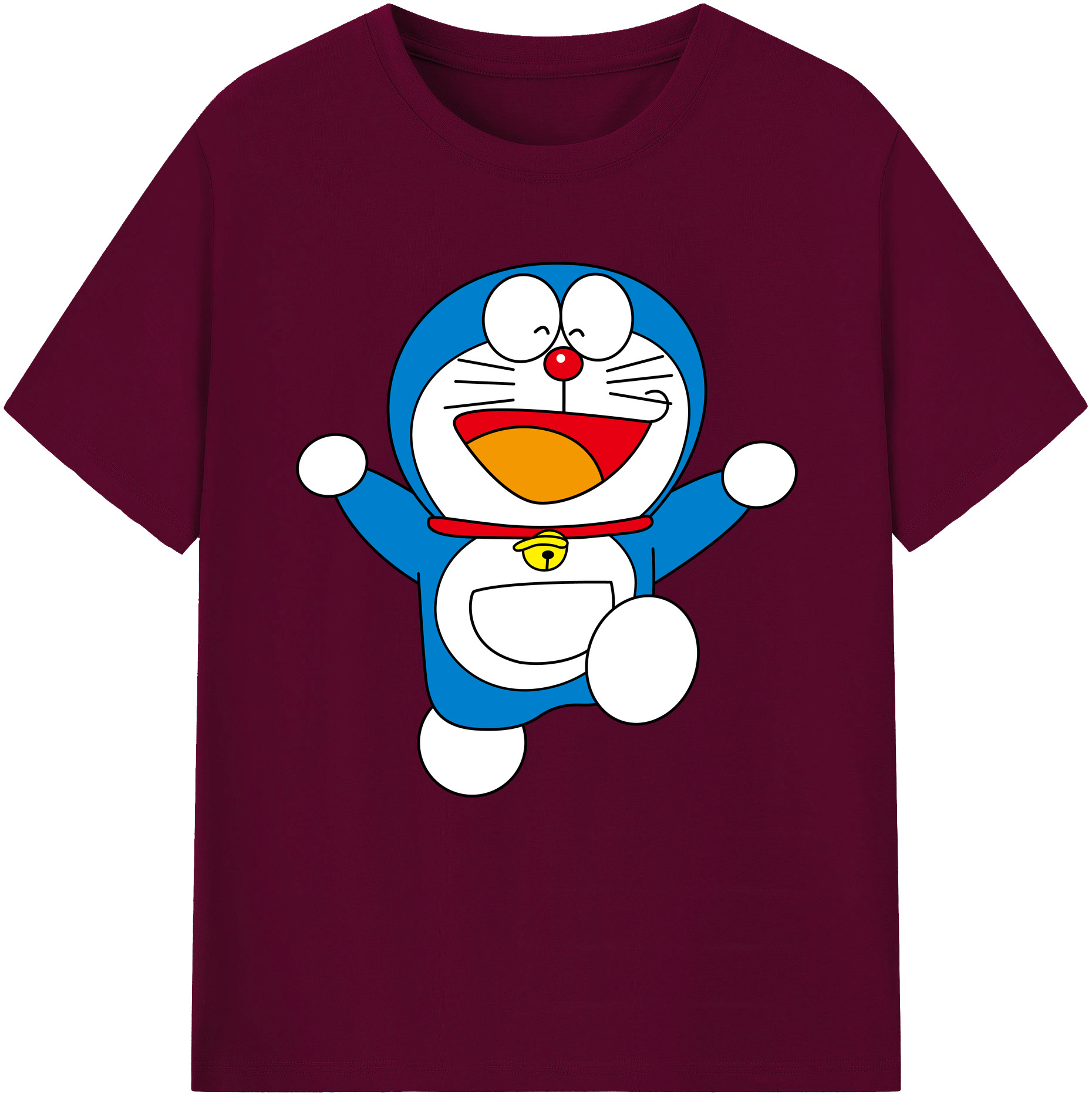 （画像用） ドラえもん Doraemon レディースカジュアルプリントTシャツ（綿100％）